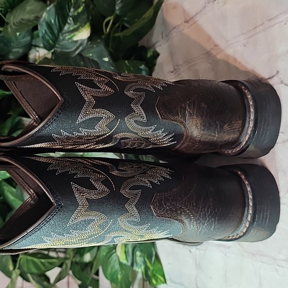 Ariat Kids' Workhog Square Toe Boots 1.5 - Picture 4 of 12